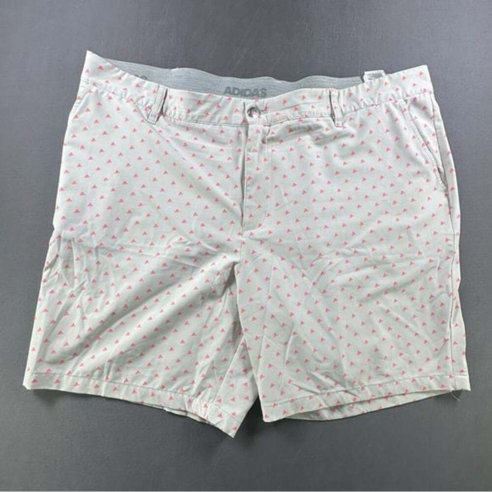 ADIDAS Men's Ultimate365 All Over Logo Print Performance Golf Shorts Size 42